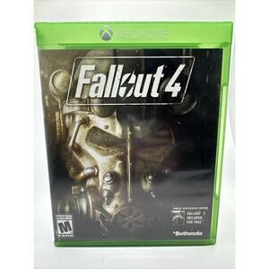 Fallout 4 (Xbox One, 2015) Microsoft Case Disc No manual